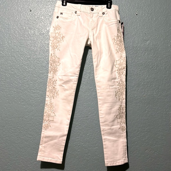 Miss Me Denim - Miss Me white skinny jeans size 27